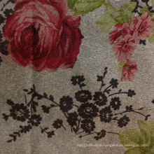 Print Suede Woven Fabrics Composited with Knitted Fabric Backing